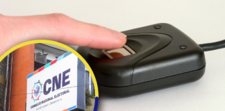 El CNE solicita prisión para quienes intenten manipular o «lijar» los lectores de huellas electorales