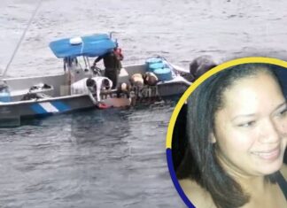 Autoridades de la Guardia Costera recuperan el cuerpo de Nidia Miralda, la última víctima del accidente aéreo