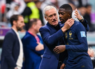 Deschamps, sobre la racha de Dembélé: «No se ha transformado, pero sí su eficacia al gol»