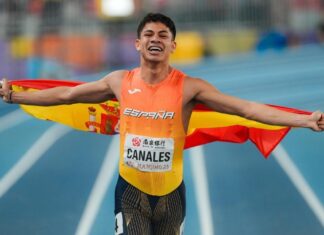 El hispano-hondureño Elvin Josué Canales, bronce en 800 metros