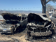 Incendio en zacatera consume más de una docena de vehículos en colonia Calpules de la capital