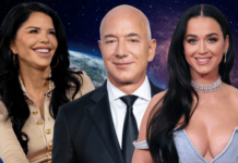 Jeff Bezos enviará a su novia al espacio y también a Katy Perry como tripulantes de lujo