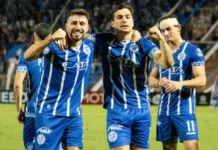 Agustín Auzmendi anota en empate del Godoy Cruz ante Gremio en la Sudamericana