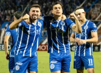 Agustín Auzmendi anota en empate del Godoy Cruz ante Gremio en la Sudamericana