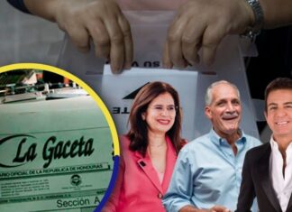 La Gaceta publica la Declaratoria Oficial de las Elecciones Primarias