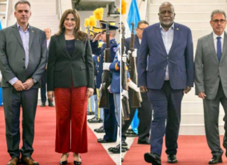 Llegan a Honduras el presidente de Uruguay y el primer ministro de Guyana