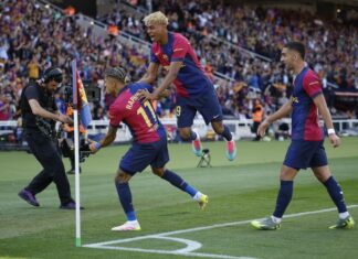 El Barça remonta al Real Madrid 4-3 y deja prácticamente sentenciada LaLiga