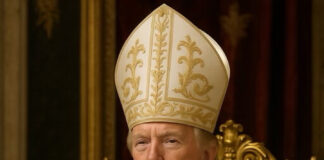 Trump postea en su cuenta de Truth Social una foto vestido de papa