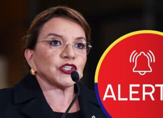 Presidenta Castro rechaza alerta de EE.UU.: «En Honduras vivimos en paz, aquí no hay terrorismo»