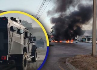 Socios de Koriun se enfrentan con antimotines exigiendo su dinero invertido