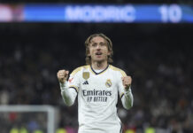 Modric, titular en su despedida del Santiago Bernabéu