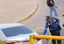 Discusión entre conductor y guardia termina con disparos en parqueo de la capital