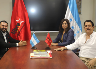 Rasel Tomé se reúne con Rixi Moncada y Mel Zelaya para construir unidad de Libre rumbo a las elecciones generales