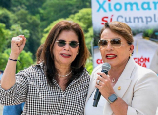 Presidenta Castro llama a votar por Rixi Moncada para continuar con la refundación del país