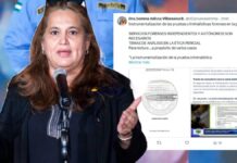 Julissa Villanueva advierte manipulación política de evidencias forenses en el caso de Romeo Vásquez