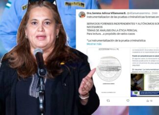 Julissa Villanueva advierte manipulación política de evidencias forenses en el caso de Romeo Vásquez