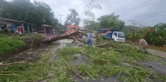 Fuertes lluvias dejan a más de 9,500 abonados sin energía en Comayagua