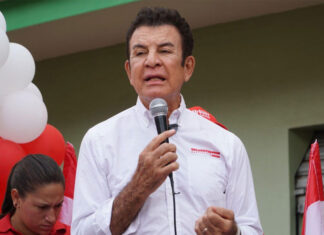 Nasralla respalda a Roberto Contreras y denuncia persecución política del Partido Libre