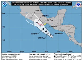 Tormenta tropical Erick intensifica lluvias en Honduras, se alerta por suelos saturados