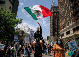Las protestas disminuyen en Los Ángeles tras la masiva manifestación contra Trump