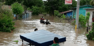 Un muerto y más de 120 familias afectadas por las lluvias en Honduras