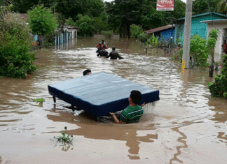 Un muerto y más de 120 familias afectadas por las lluvias en Honduras
