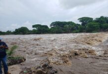 Incomunicadas por el río Goascorán unas 16 comunidades en Alianza, Valle