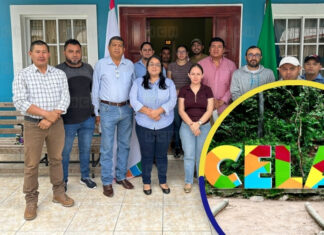 Empleados se toman parque «Montaña de Celaque» exigiendo pagos atrasados de un año