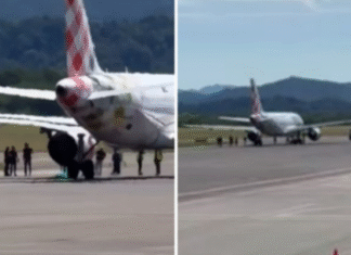 Un hombre murió al ser absorbido por el motor de un avión en el aeropuerto de Bérgamo, Italia