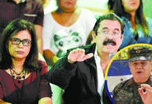 Honduras está “a punto de una guerra civil y Mel Zelaya y Rixi Moncada son los protagonistas”, afirma Romeo Vásquez Velásquez