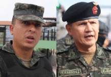 General Roosevelt Hernández da de baja al capitán José Coello sin brindar explicaciones