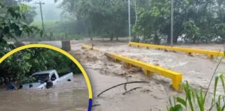 Más de 80 comunidades de Catacamas incomunicadas por desbordamiento de ríos