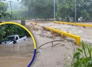 Más de 80 comunidades de Catacamas incomunicadas por desbordamiento de ríos