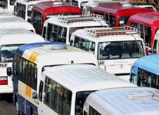 Transportistas paralizan la capital en protesta por buses “ilegales”; IHTT acusa intento de desestabilización