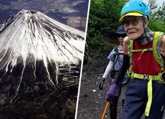 Hombre de 102 años se convierte en la persona de más edad en escalar el monte Fuji de Japón