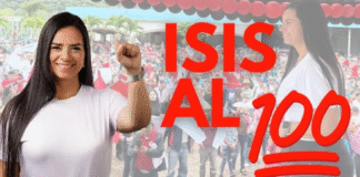 Isis Cuéllar reaparece en redes sociales para promocionar a presidenciable Rixi Moncada