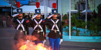 Con incineración de la bandera inician las actividades cívicas del 204 aniversario de independencia patria