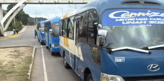 Inicia el paro de transporte en la capital exigiendo al IHTT frenar la circulación de 100 buses ilegales