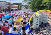 Miles de hondureños oran por la paz en Honduras en Gracias y Comayagua