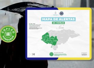 Decretan Alerta Verde por 24 horas para ocho departamentos del país y el municipio de Alianza, Valle