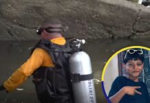 Buzos navales intensifican la búsqueda del menor arrastrado por un crique en San Pedro Sula