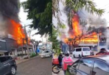 Voraz incendio consume reconocido restaurante en el bulevar Morazán