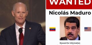 El senador Rick Scott propone aumentar recompensa por captura de Nicolás Maduro a 100 millones de dólares