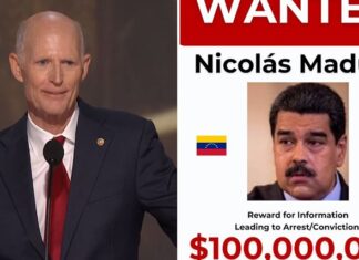 El senador Rick Scott propone aumentar recompensa por captura de Nicolás Maduro a 100 millones de dólares