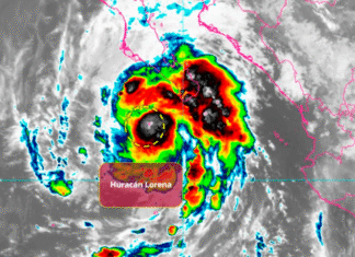 Lorena evoluciona a huracán de categoría 1 en el Pacífico mexicano