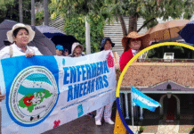 Enfermeras auxiliares cumplen 22 días de protestas y exigen solución presidencial no más diálogos con la Sesal