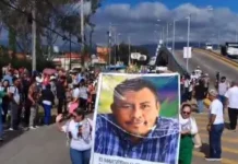 Iglesia Católica peregrina en memoria de Juan López y pide justicia a un año de su asesinato en Tocoa