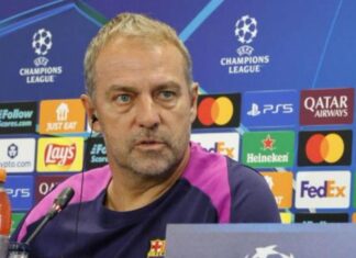 Hansi Flick: «Lamine está mucho mejor, pero no está bien del todo; no sé cuando volverá a jugar»