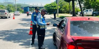 Operativos de tránsito durante la Semana Morazánica dejan más de 1,700 licencias decomisadas y reducción de accidentes