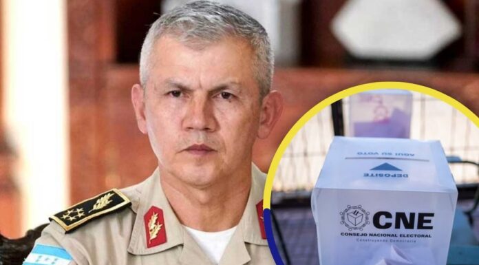 Jefe de las Fuerzas Armadas ratifica que las elecciones se realizarán en noviembre: “Llueva, truene o relampaguee”